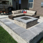 Paver Patio & Gas Firepit